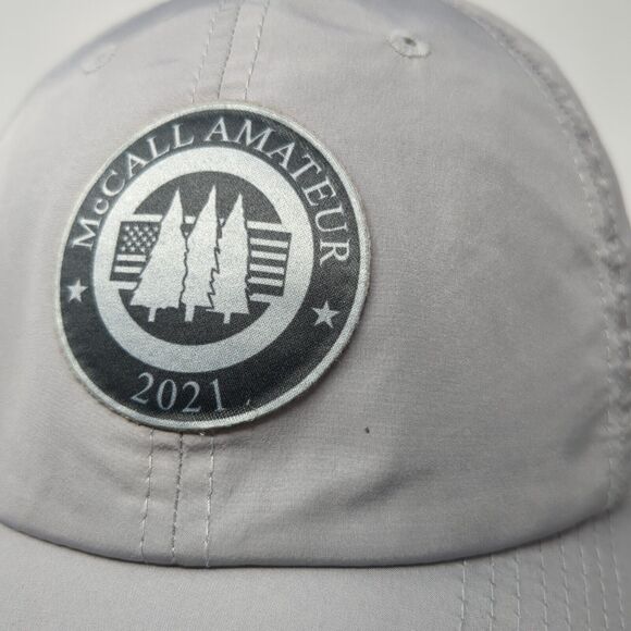 McCall Amateur 2021 Immersion Strapback Hat Gray One Size Adjustable Level Wear - Picture 4 of 9
